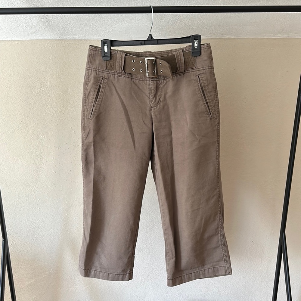 Y2K LOW RISE CROPPED TROUSERS